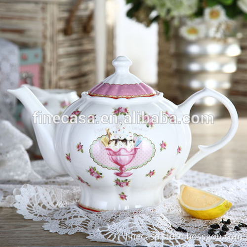 Elegant New Bone China Tea Sugar Creamer Pots